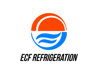 ECF REFRIGERATION logo design by Gwerth