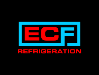 ECF REFRIGERATION logo design by akhi