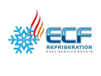 ECF REFRIGERATION logo design by crearts