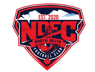North Delta Football Club   we also use NDFC logo design by dorijo