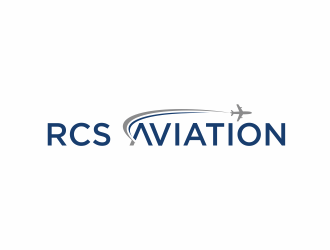 RCS AVIATION logo design by ammad