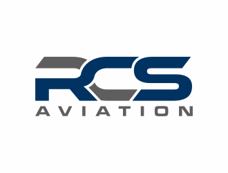 RCS AVIATION logo design by ammad