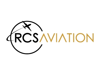 RCS AVIATION logo design by kgcreative
