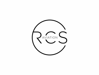 RCS AVIATION logo design by checx