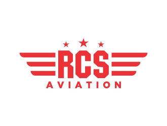 RCS AVIATION logo design by cikiyunn