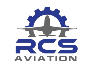 RCS AVIATION logo design by nikkl