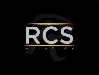 RCS AVIATION logo design by Fear