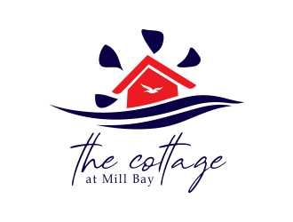 the cottage at Mill Bay  logo design by Tambaosho
