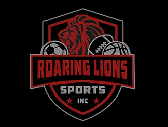 Roaring Lion Sports logo design by PrimalGraphics