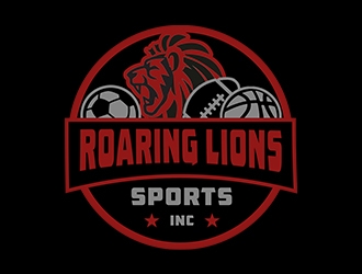 Roaring Lion Sports logo design by PrimalGraphics