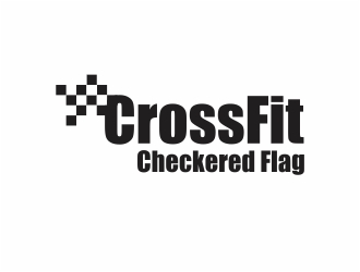 CrossFit Checkered Flag logo design by sarungan