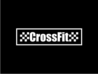 CrossFit Checkered Flag logo design by johana