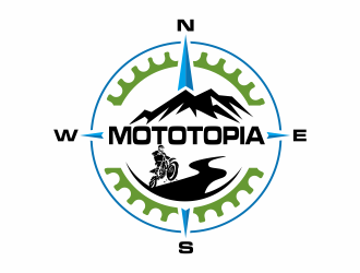 MotoTopia logo design by hidro