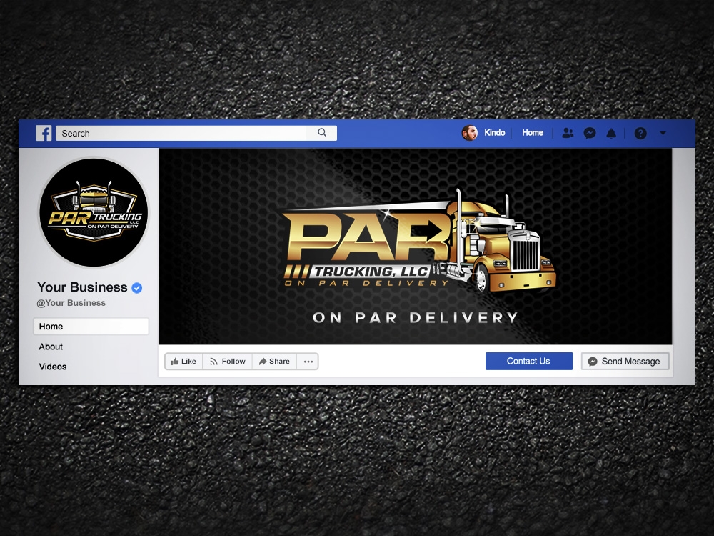 PAR Trucking, LLC logo design by Kindo