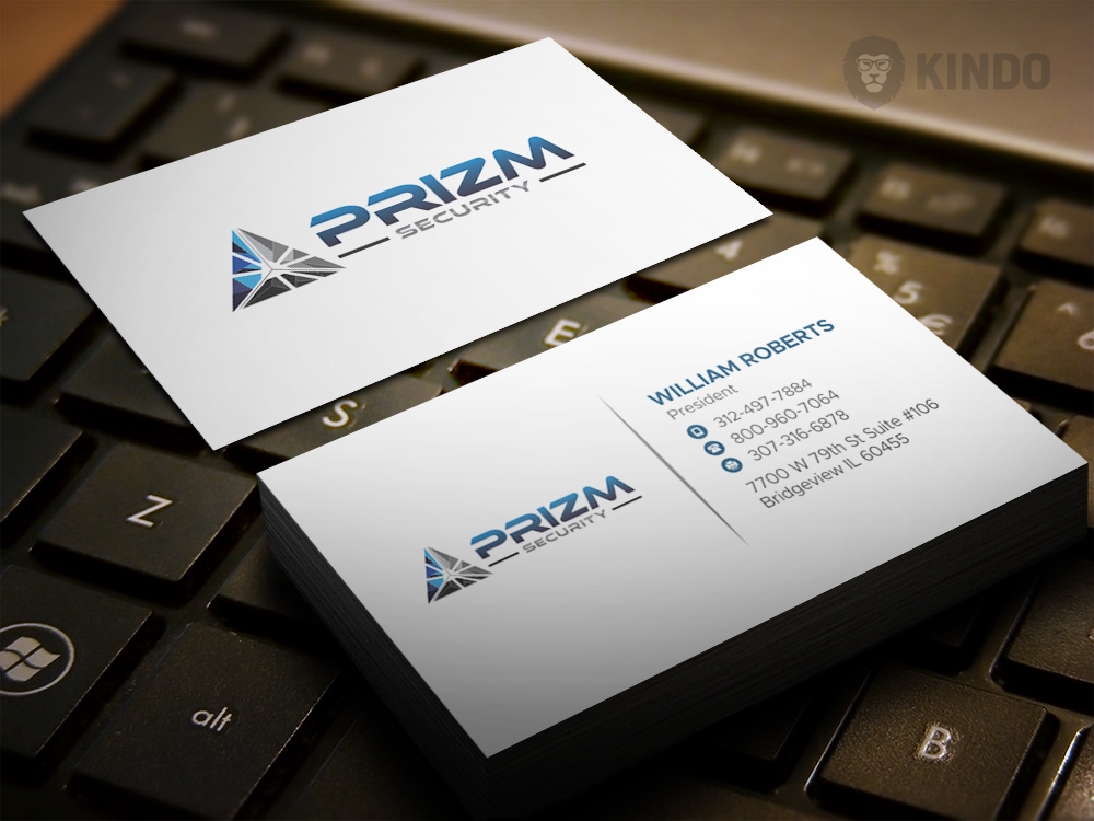 Prizm Security logo design by Kindo