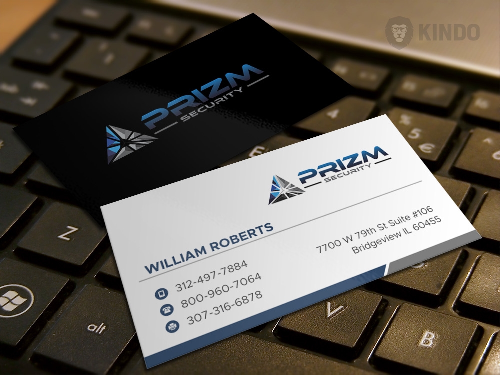 Prizm Security logo design by Kindo