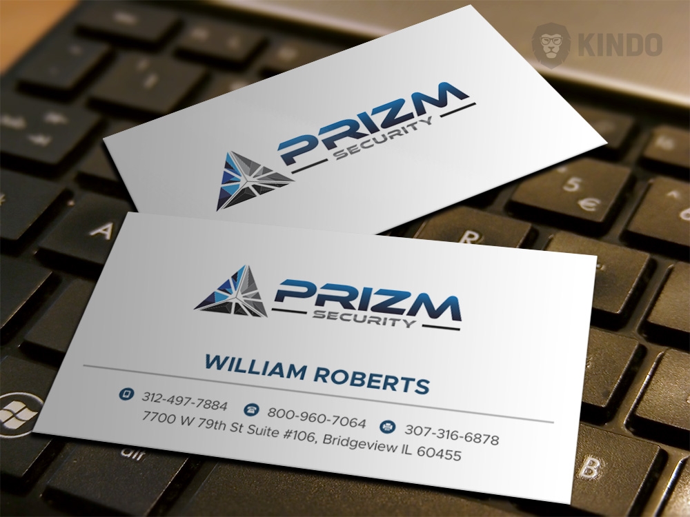 Prizm Security logo design by Kindo