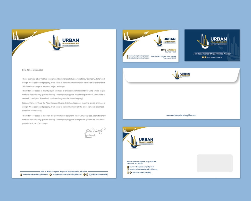 Urban Planning Life  logo design by Boomstudioz