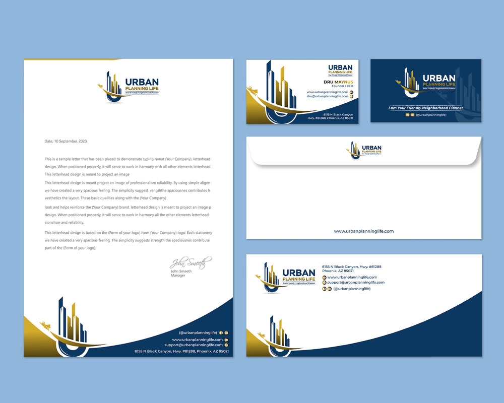 Urban Planning Life  logo design by Boomstudioz