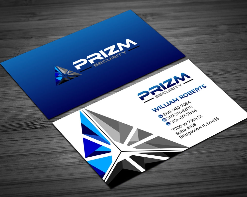 Prizm Security logo design by Boomstudioz
