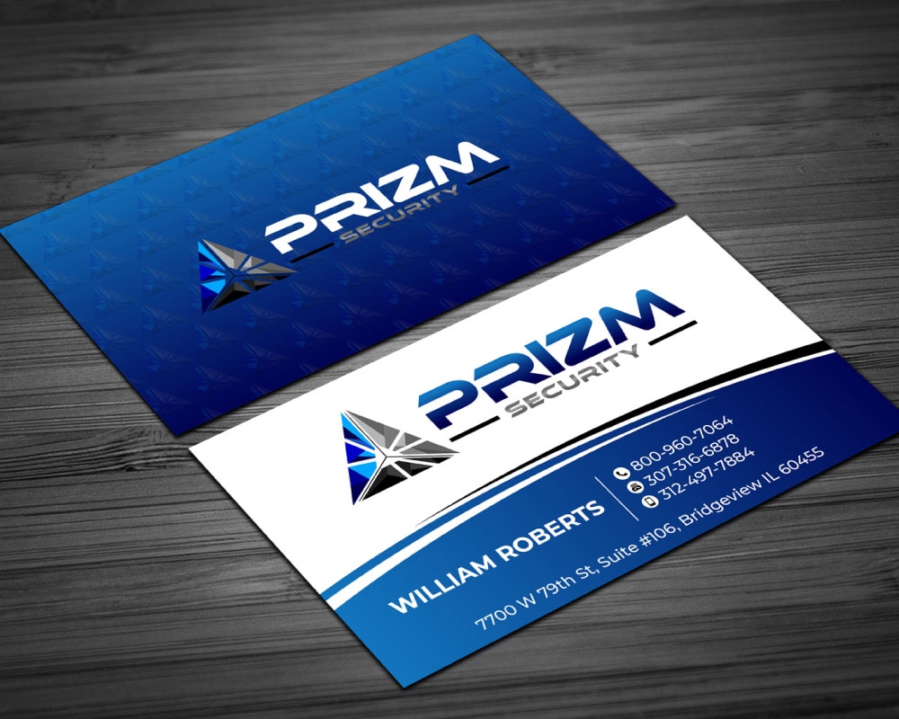 Prizm Security logo design by Boomstudioz