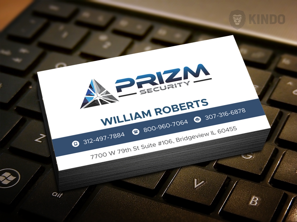 Prizm Security logo design by Kindo
