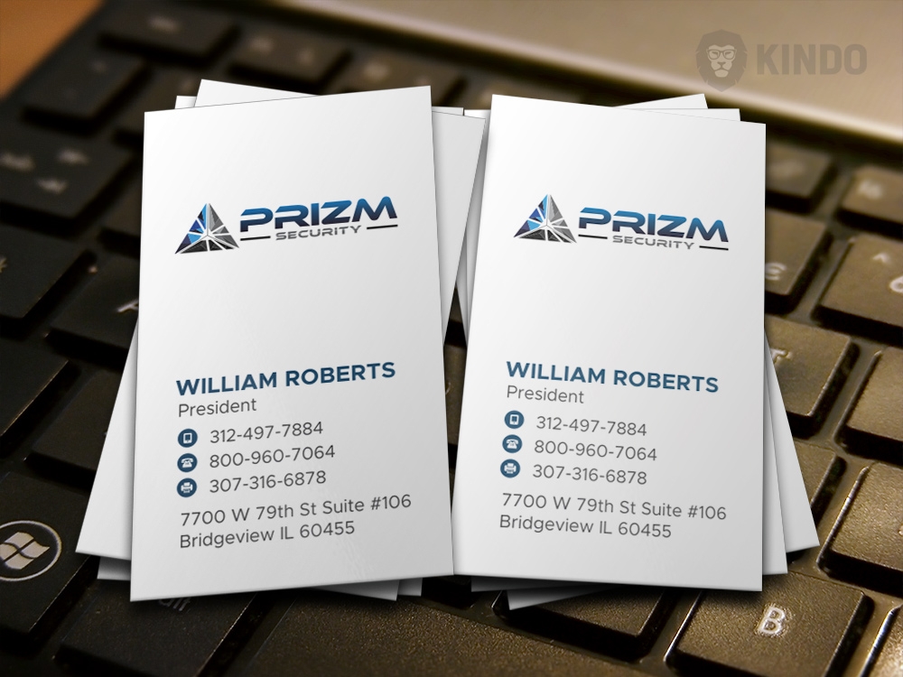 Prizm Security logo design by Kindo