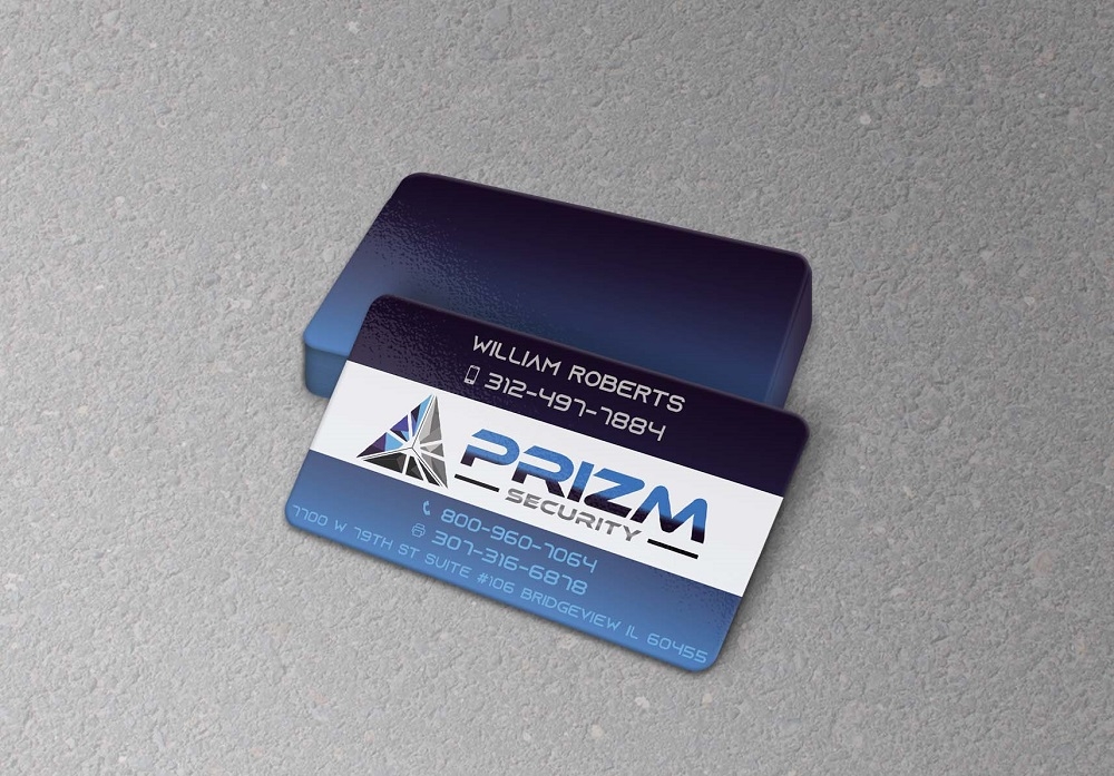 Prizm Security logo design by bulatITA