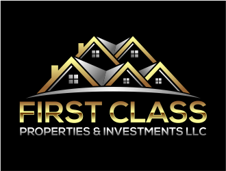 First Class Properties & Investments LLC logo design by cintoko