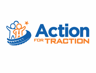 Action for Traction  logo design by YONK
