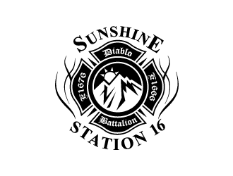 CAL FIRE Sunshine Station logo design by mattlyn