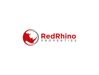 Red Rhino Properties logo design by RIANW