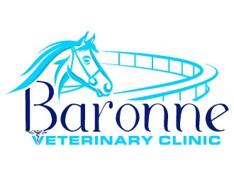 Baronne Veterinary Clinic logo design by Suvendu