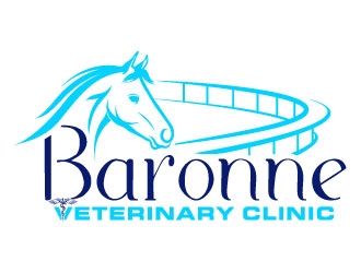 Baronne Veterinary Clinic logo design by Suvendu