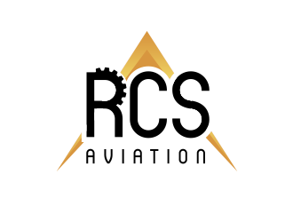 RCS AVIATION logo design by BeDesign