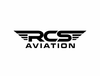 RCS AVIATION logo design by agus