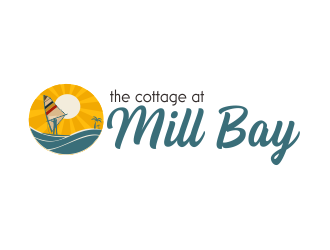 the cottage at Mill Bay  logo design by Greenlight