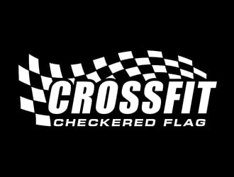 CrossFit Checkered Flag logo design by PrimalGraphics