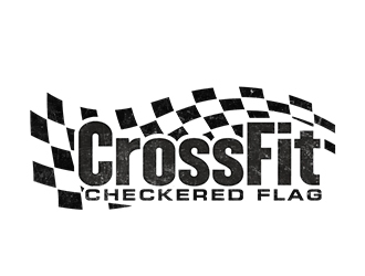 CrossFit Checkered Flag logo design by PrimalGraphics