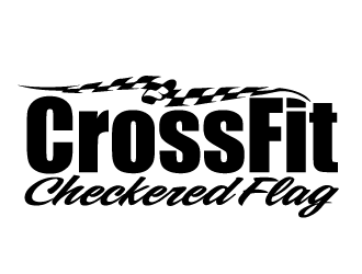 CrossFit Checkered Flag logo design by Ultimatum