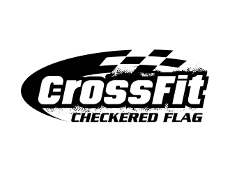 CrossFit Checkered Flag logo design by ingepro