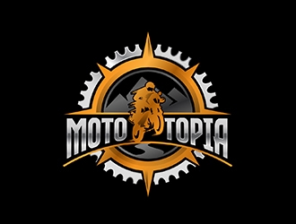 MotoTopia logo design by kreativek