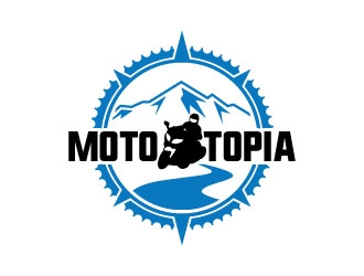 MotoTopia logo design by daywalker