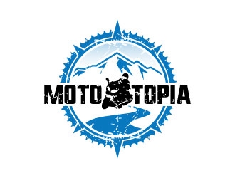 MotoTopia logo design by daywalker