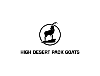 High Desert Pack Goats logo design by oke2angconcept