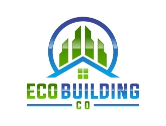 eco building co logo design by mercutanpasuar