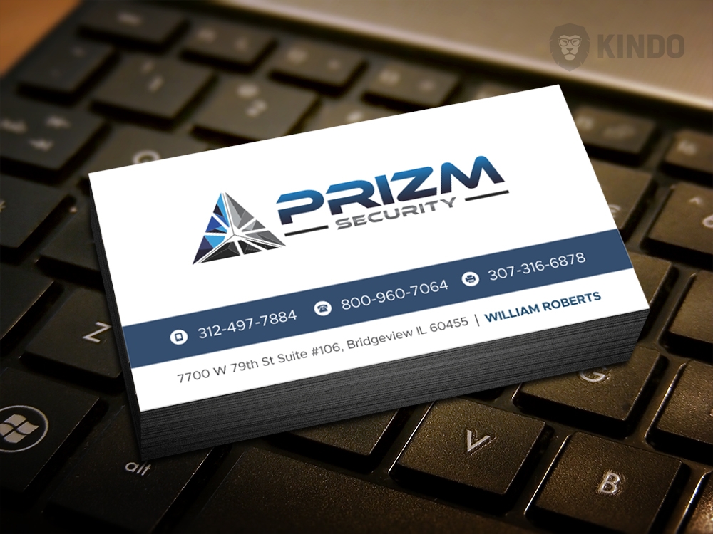 Prizm Security logo design by Kindo