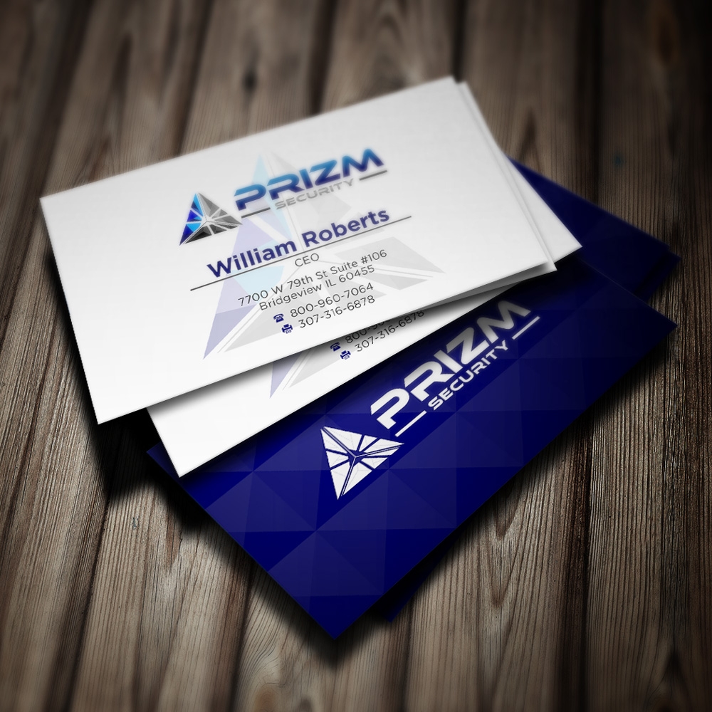 Prizm Security logo design by mletus