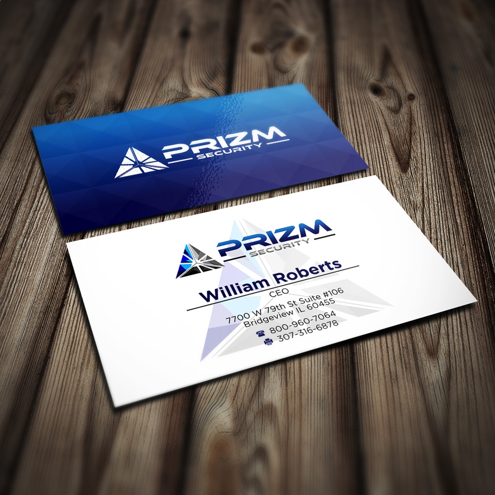 Prizm Security logo design by mletus