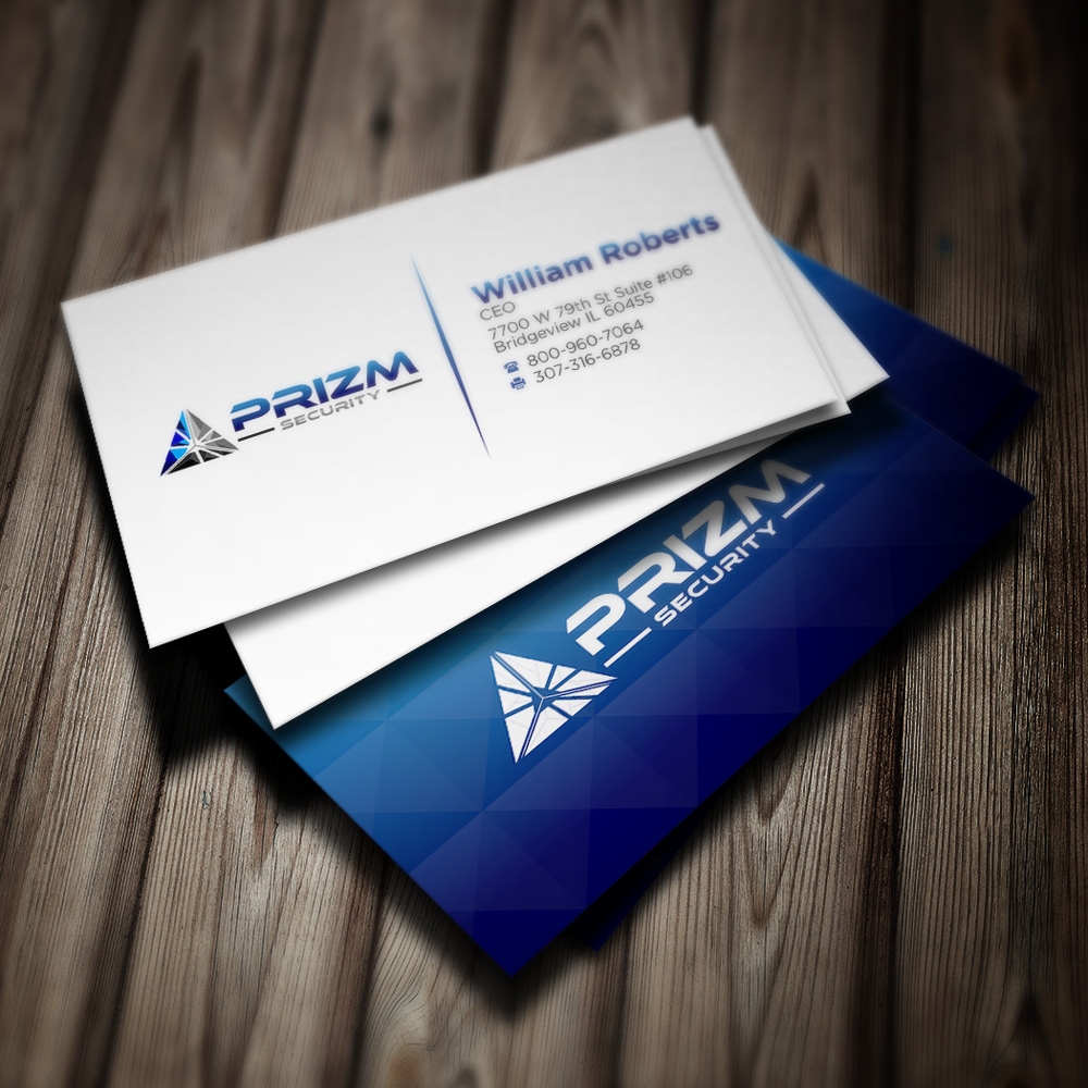 Prizm Security logo design by mletus
